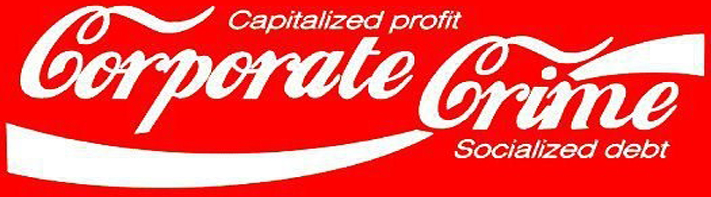 Capitalized profit corporate crime socialized debt | Anonymous ART of Revolution