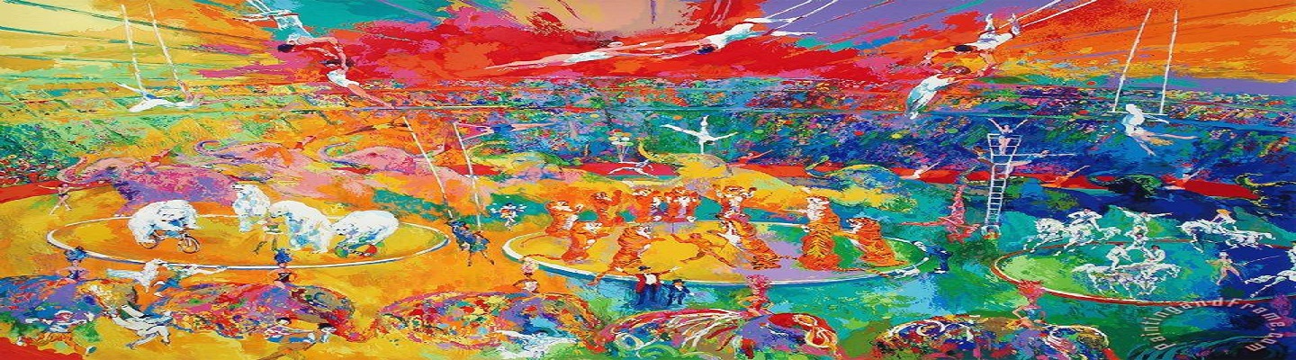 Circus Painting by Leroy Neiman